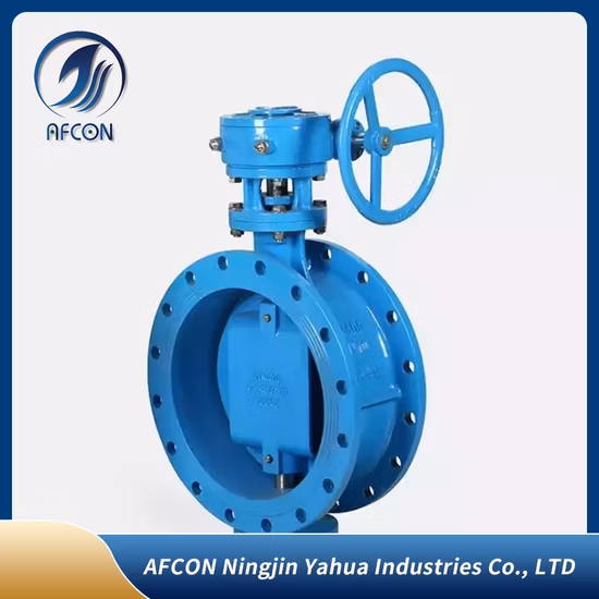 연성이 있는 철 EPDM에 의하여 일렬로 세워지는 Wras 산업 통제 두 배 괴상한 플랜지 나비 벨브