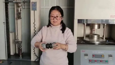 나사식 이중 구 유연한 고무 팽창 조인트